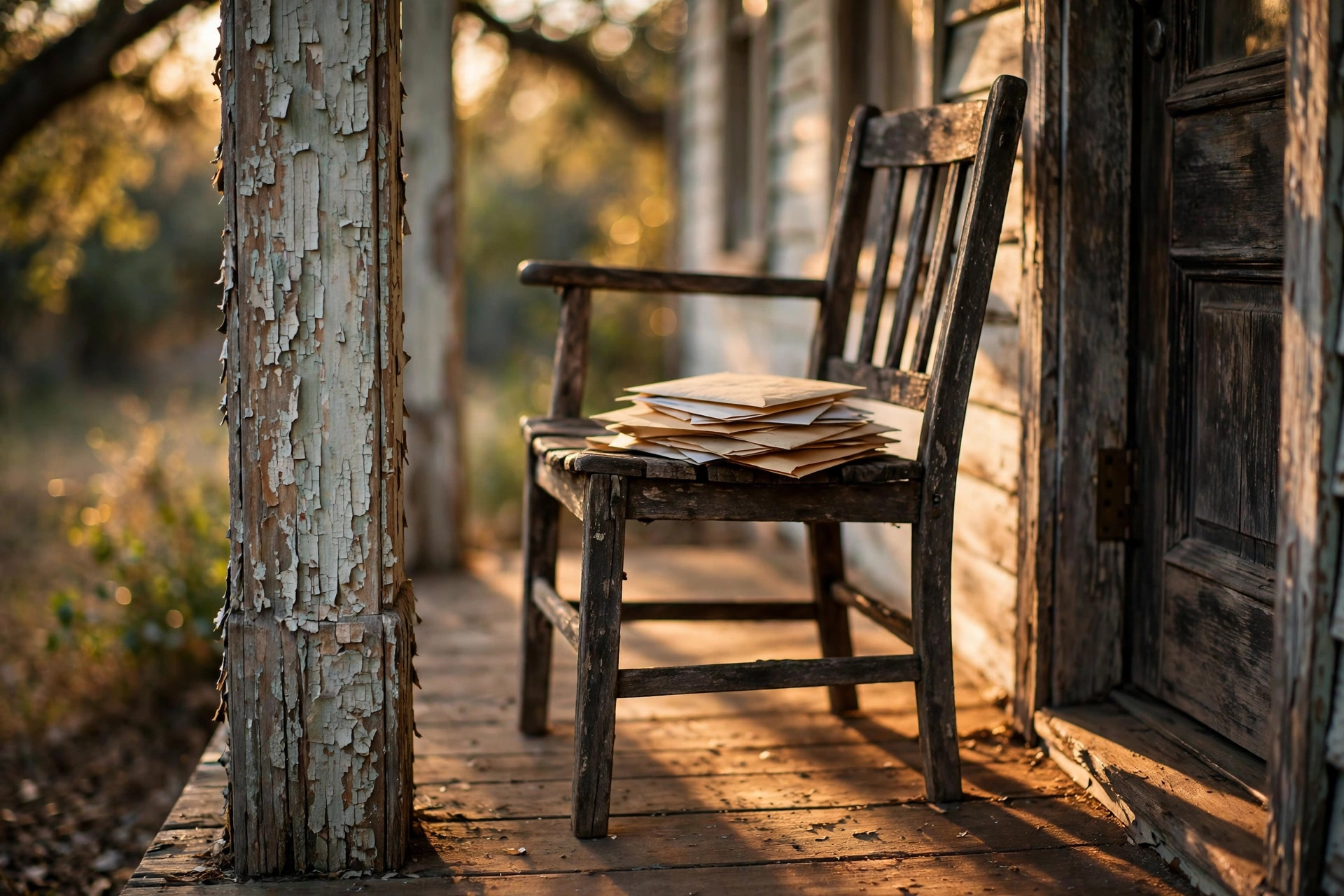 Weathered porch